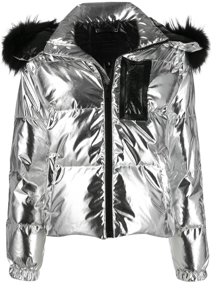 Philipp Plein Paillettes Jacket - Silver