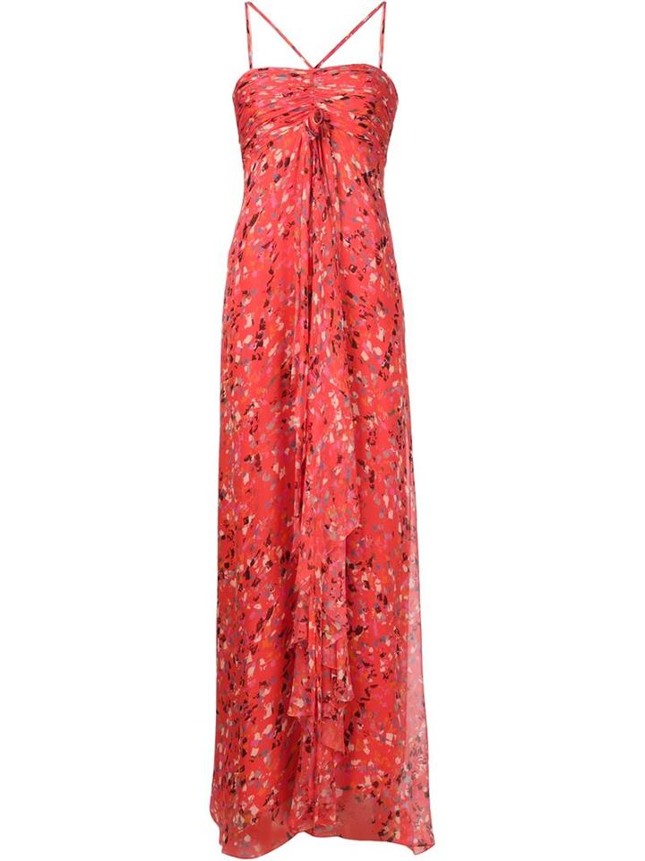Carolina Herrera Printed Silk Maxi Dress