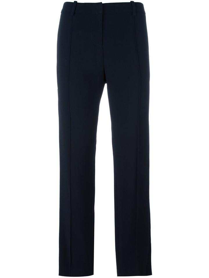 Vanessa Bruno Straight Leg Trousers, Women's, Size: 36, Black, Acetate/viscose/silk