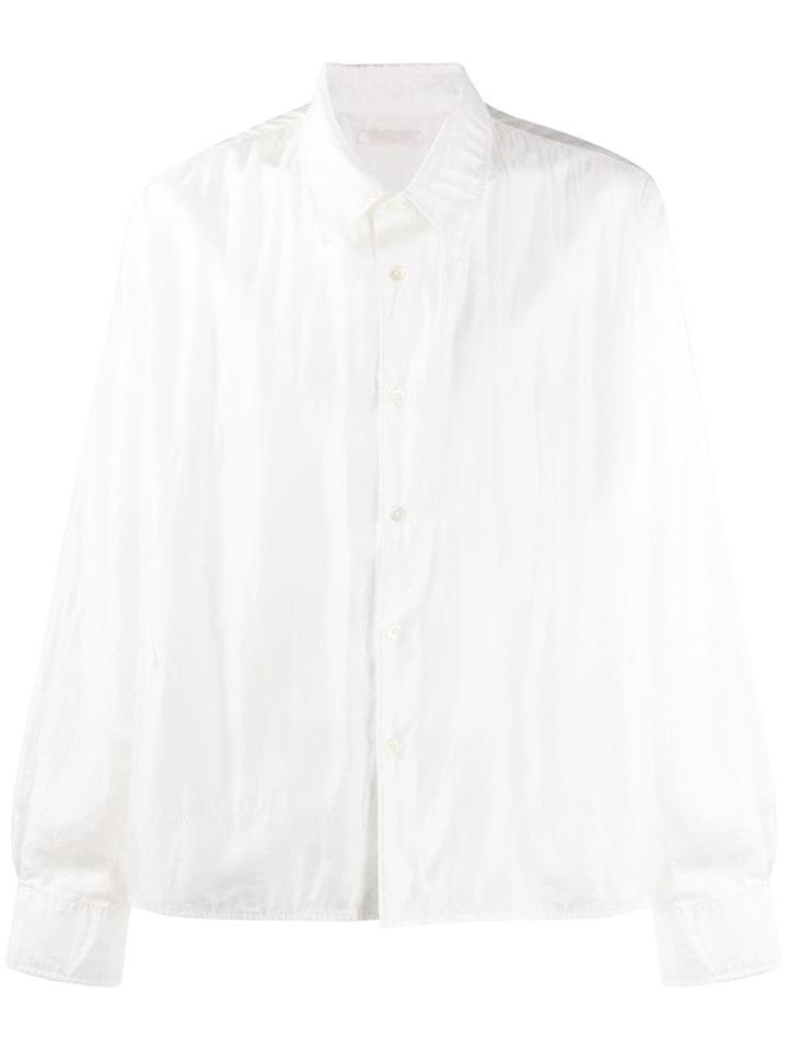 Our Legacy Company Wrinkled-effect Shirt - White