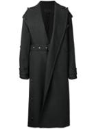 Proenza Schouler Asymmetrical Belted Long Coat - Grey