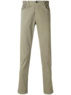 Transit Panelled Slim-fit Trousers - Green