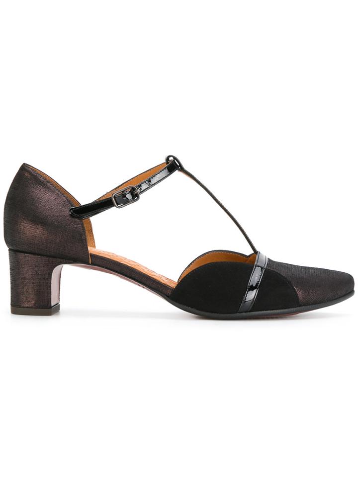 Chie Mihara T-bar Sandals - Black