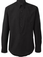 Lemaire Classic Shirt, Men's, Size: 52, Black, Cotton