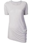 Yohji Yamamoto Asymmetrical Cut T-shirt - Grey
