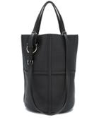 Salvatore Ferragamo Gancini Plaque Tote Bag - Black