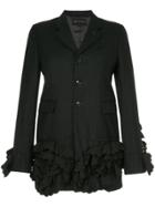 Comme Des Garçons Vintage English Embroidery Appliquée Blazer - Black