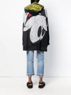 Marc Jacobs Printed Zipped Hoodie - Black
