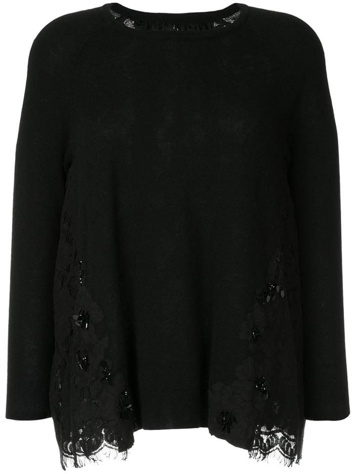 Onefifteen Lace Panel Top - Black