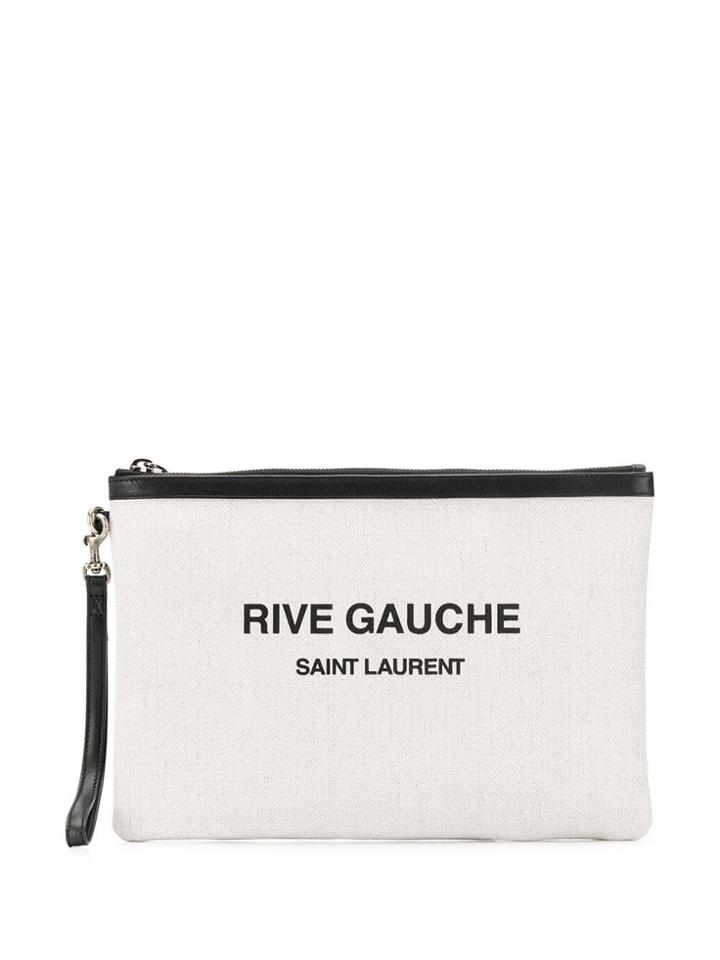 Saint Laurent Rive Gauche Print Clutch - 9273