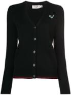 Coach Rexy Embroidered Cardigan - Black