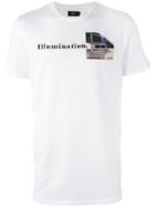 Blood Brother Computer Print T-shirt - White