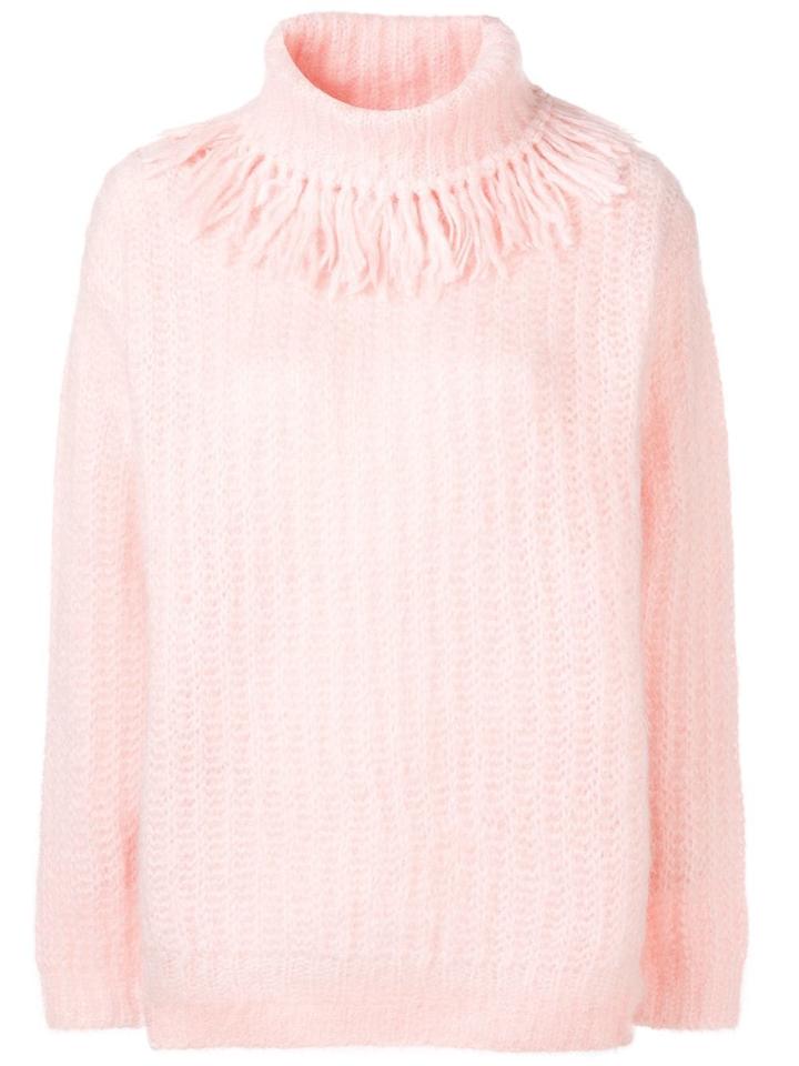 Miu Miu Turtleneck Sweater - Pink & Purple