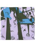 Vivienne Westwood Printed Scarf - Pink & Purple