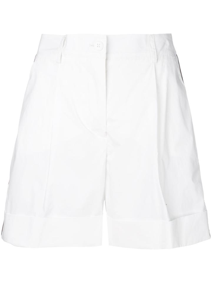 P.a.r.o.s.h. Striped Side Panel Shorts - White
