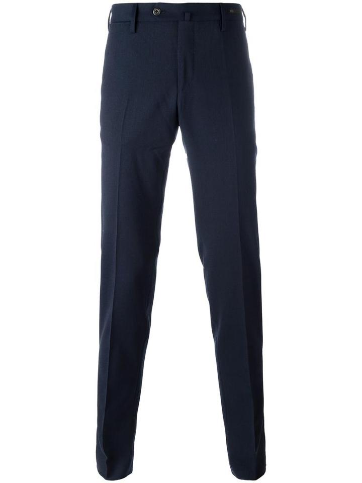 Pt01 Skinny Trousers, Men's, Size: 56, Blue, Polyester/wool/spandex/elastane