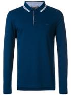 Michael Michael Kors Long Sleeve Polo Shirt - Blue