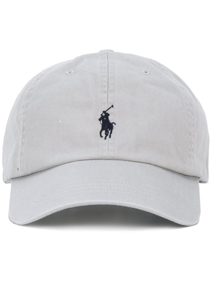 Polo Ralph Lauren - Logo Embroidery Cap - Men - Cotton - One Size, Grey, Cotton