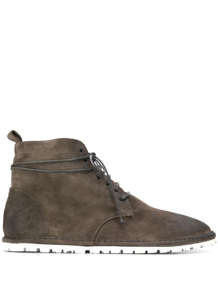 Marsèll Flat Ankle Boots - Grey
