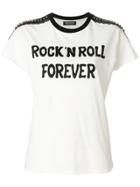 Twin-set Rock N' Roll Forever T-shirt - White