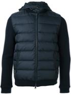 Woolrich Hooded Down Jacket, Men's, Size: Medium, Blue, Cotton/feather Down/polyamide/wool