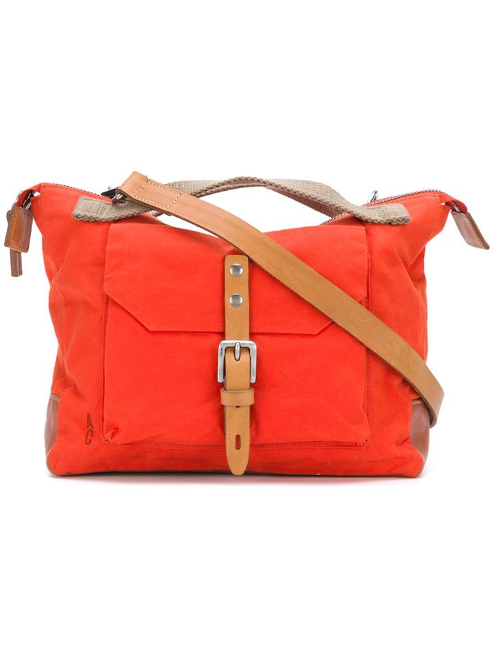 Ally Capellino Francesca Waxed Crossbody Bag - Yellow & Orange