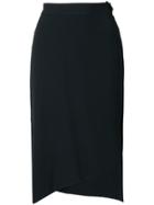 Vivienne Westwood Anglomania Asymmetric Hem Skirt - Black