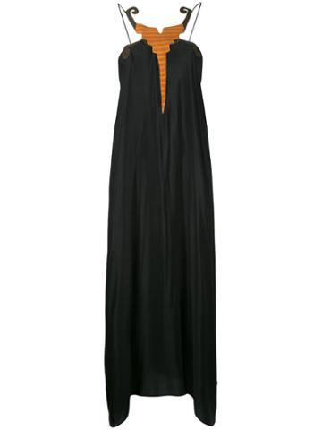 Volantis G.v. Majil - Halterneck Dress - Women - Silk - One Size, Black, Silk