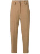 Erika Cavallini Cropped Trouser - Neutrals