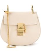 Chloé 'drew' Shoulder Bag, Women's, Nude/neutrals, Lamb Skin/metal (other)