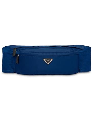 Prada Royal Blue Nylon Belt Bag