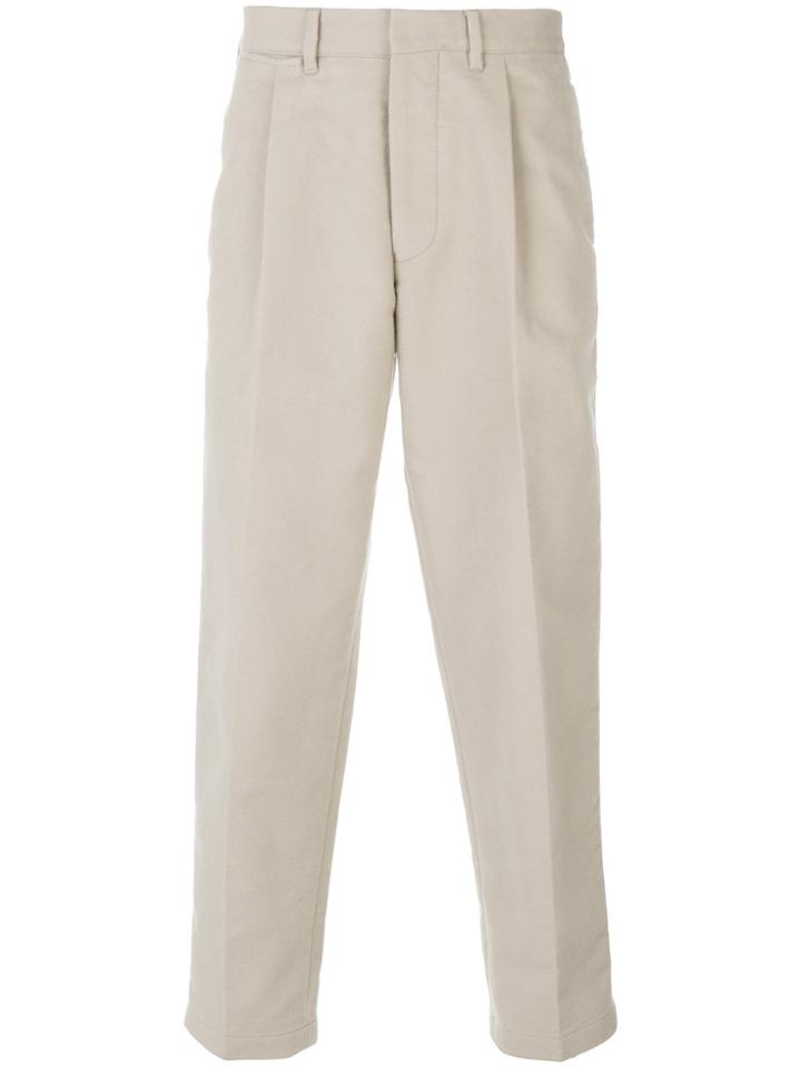 The Gigi Cloth Tonga Cropped Trousers - Nude & Neutrals