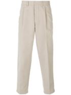 The Gigi Cloth Tonga Cropped Trousers - Nude & Neutrals