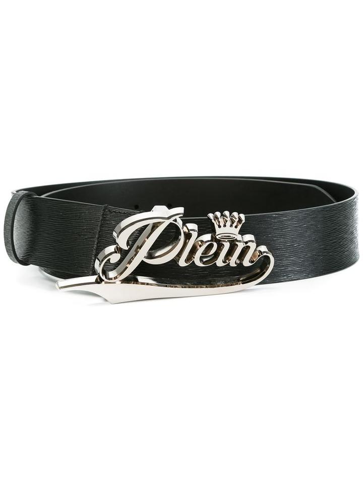 Philipp Plein 'konia' Belt, Women's, Size: 85, Black, Calf Leather