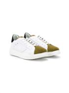 Philippe Model Kids Teen Colour Block Sneakers - White