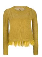 Twin-set Feather Frill Jumper - Green