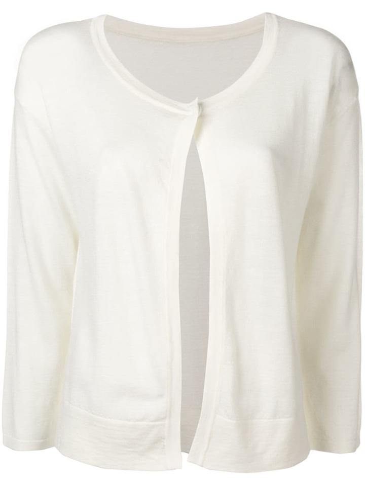Sottomettimi Fine Knit Cardigan - White