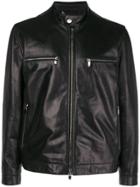 Ermenegildo Zegna Classic Zip Fastened Jacket - Black