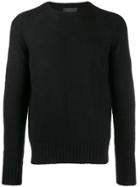Prada Shetland Design Sweater - Black