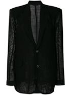 Ann Demeulemeester Oversized Blazer - Black