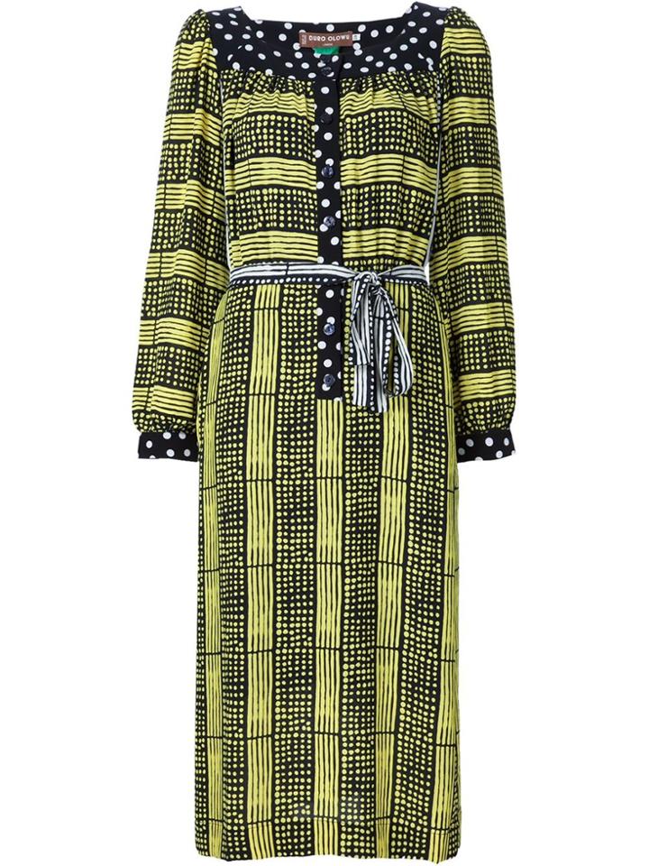 Duro Olowu Printed Tunic Dress - Black