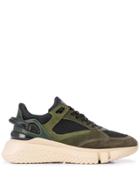 Buscemi Veloce Panelled Sneakers - Green