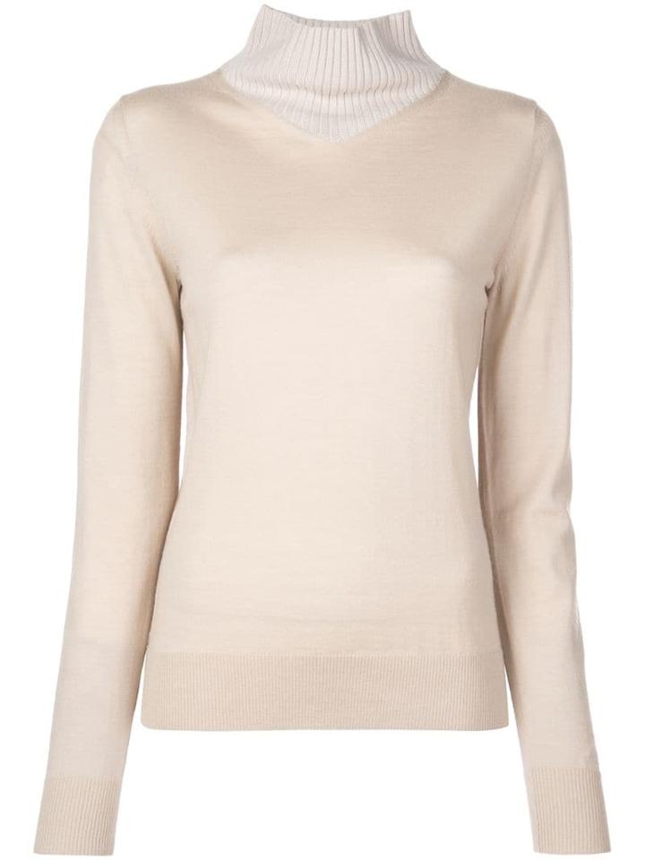 Rosetta Getty Layered Style Sweater - Neutrals