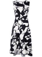 Narciso Rodriguez Abstract Pattern Dress - White