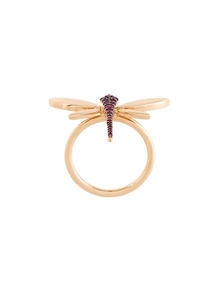 Anapsara 'dragonfly' Ring, Women's, Size: 53, Metallic