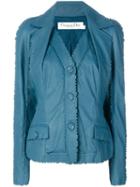 Christian Dior Pre-owned Zig-zag Edge Jacket - Blue