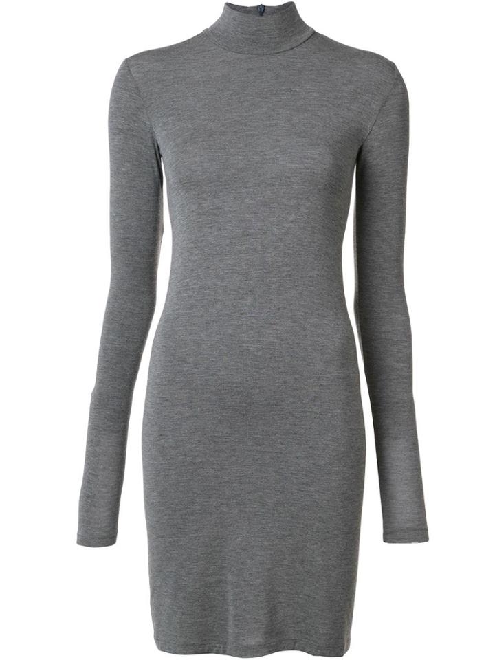 Gareth Pugh Long Sleeve Mini Dress - Grey