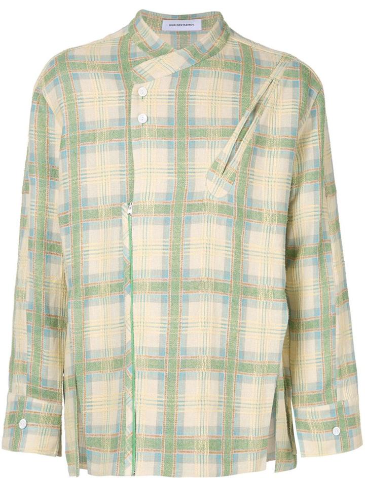 Kiko Kostadinov Plaid Shirt - Green