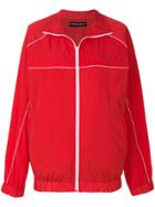 Y / Project Oversized Zip Sport Jacket - Red