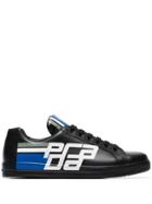 Prada Black Avenue Leather Low-top Sneakers